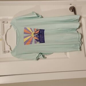 Light aqua T-shirt 3X. Brand-My Style